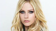 Woman Avril Lavigne Simple Background