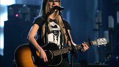 Woman Avril Lavigne singers