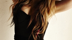 Woman Avril Lavigne singers