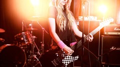 Woman Avril Lavigne singers