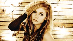 Woman Avril Lavigne singers