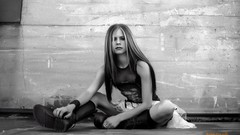 Woman Avril Lavigne singers