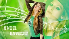 Woman Avril Lavigne singers