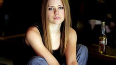 Woman Avril Lavigne singers