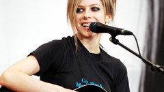 Woman Avril Lavigne singers