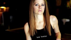 Woman Avril Lavigne singers