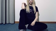 Woman Avril Lavigne singers