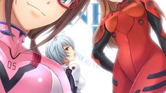 Woman ayanami rei neon