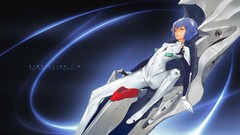 Woman ayanami rei neon