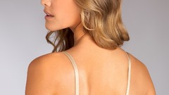 Woman back brunettes models nina agdal