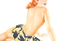 Woman back pinups