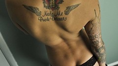Woman back tattoos models nude