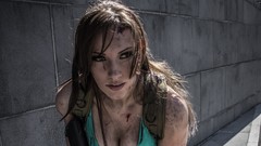 Woman Bags blondes brunettes streets tomb raider lara croft