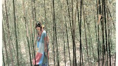 Woman bamboo Japanese Celebrity Actress asians bangs black hair 