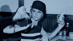 Woman bananas monochrome monkeys Actress blondes models sienna 