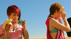 Woman bananas rapper redheads Lil Debbie Kreayshawn Natassia 