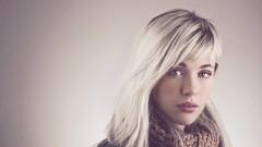 Woman bangs devon jade silver hair Aaron Tyree