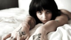 Woman bangs models nude