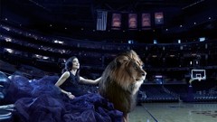 Woman basketball Lions models