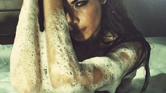 Woman bath legs tattoos models