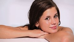 Woman bathing Little Caprice