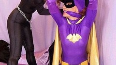 Woman Batman panties cosplay