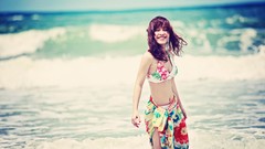 Woman Beaches asians