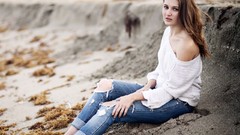 Woman Beaches blondes models