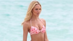 Woman Beaches blondes models candice swanepoel bikini