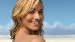 Woman Beaches blondes yvonne strahovski body painting