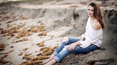 Woman Beaches models beach girls