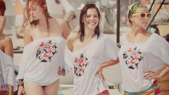 Woman Beaches sunglasses blondes smiling brunettes redheads teen