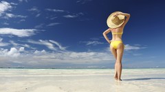 Woman Beaches swimsuits beach girls