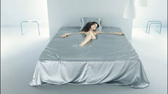 Woman beds concept art