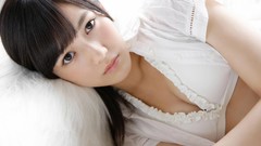 Woman beds models cleavage Mayu Watanabe YS Web
