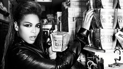 Woman Beyonce Knowles singers black people grayscale