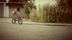 Woman Bicycles artwork Kristina Uhrinova girls with bikes