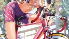 Woman bike original characters
