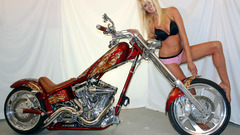 Woman biker
