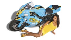 Woman Bikes motorbikes girls with bikes