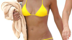 Woman bikini Anna Kournikova