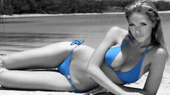 Woman bikini Emily Scott