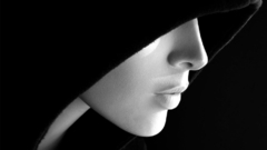 Woman black and white