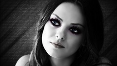 Woman black and white