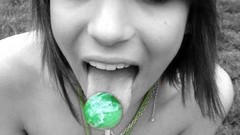 Woman black and white