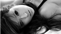 Woman black and white