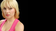 Woman black background Actress elisha cuthbert