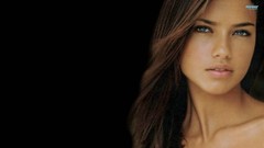 Woman black background adriana lima