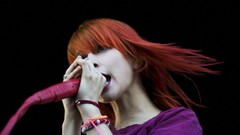 Woman black background Celebrity hayley williams paramore 