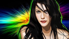 Woman black background Celebrity Liv Tyler Actress brunettes 